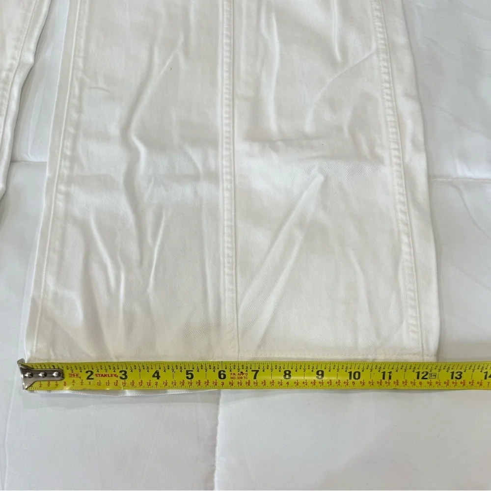Madewell White Wide-sweep trouser Pants